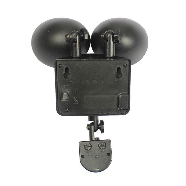 Dual Head 22 LED Solar Powered Motion Sensor PIR Security Light A56 - Black-5