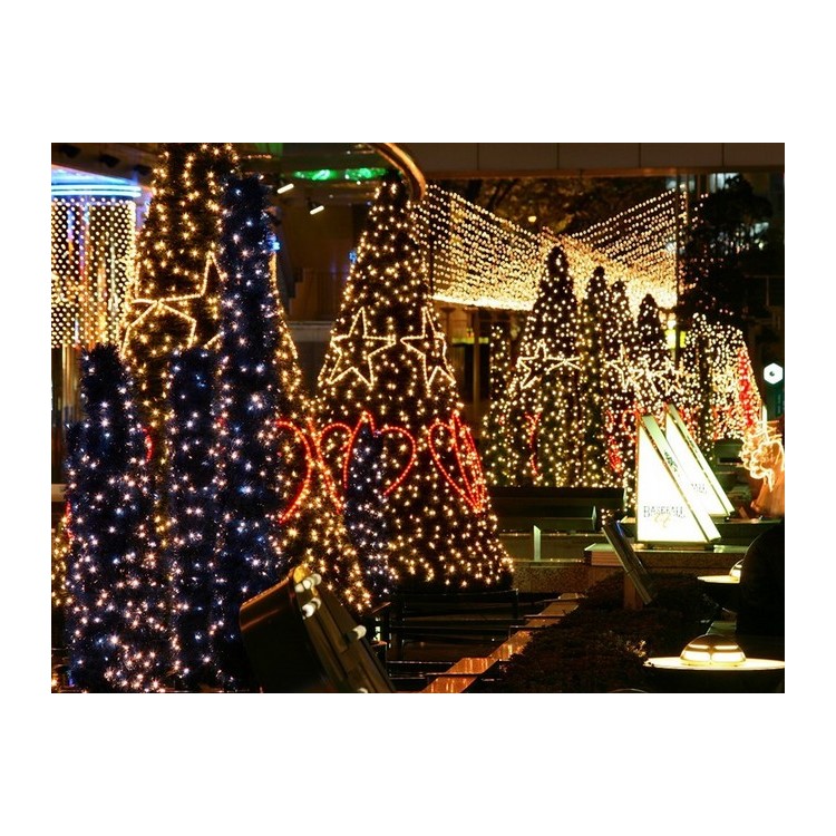 12M 100-LED String Lights Solar Lights for Christmas Tree Wedding Holiday Celebration - Colorful-15