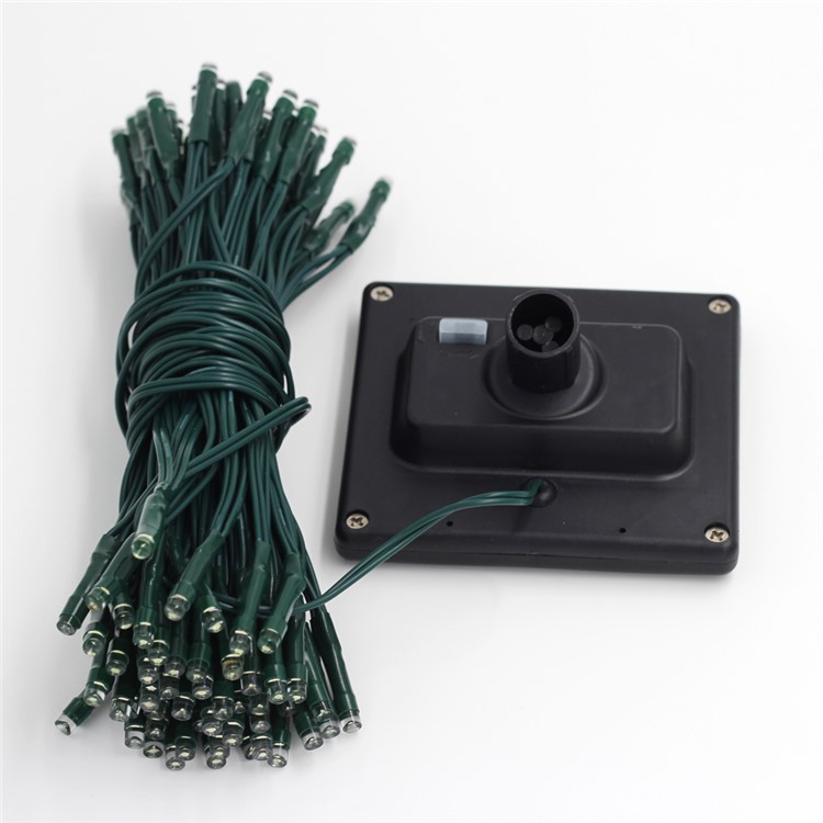 12M 100-LED String Lights Solar Lights for Christmas Tree Wedding Holiday Celebration - Colorful-7
