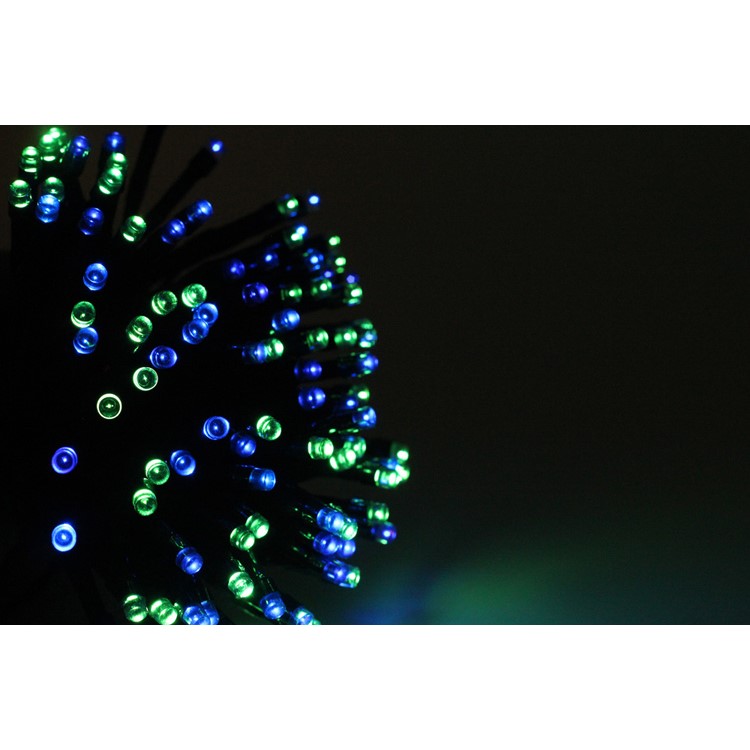 12M 100-LED String Lights Solar Lights for Christmas Tree Wedding Holiday Celebration - Colorful-8