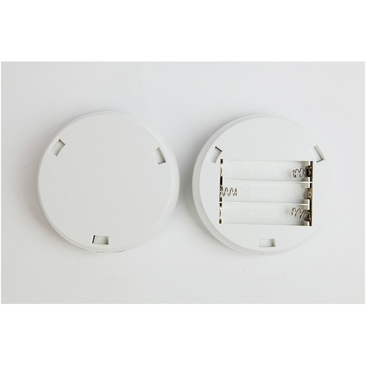 LIGHTMATES Wireless Motion Sensing LED Night Light Battery Operated CL018 - Silver Shell / Warm White Light-6