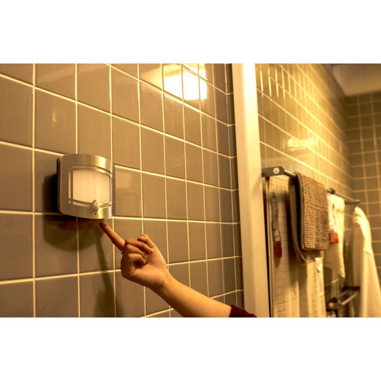 LIGHTMATES Battery-Powered Motion Sensor Activated LED Wall Sconce Night Light Auto On/Off WS01-9