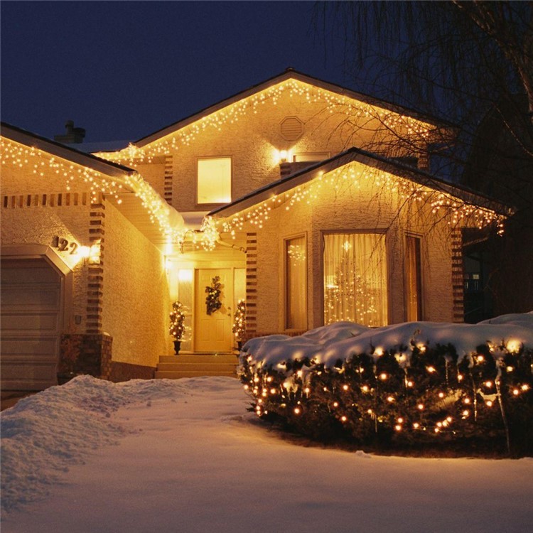 2Pcs/Set 7.5m 60 LED IP68 Waterproof Fairy Decorative Christmas Solar String Lights (CE,RoHS) - Warm White-1