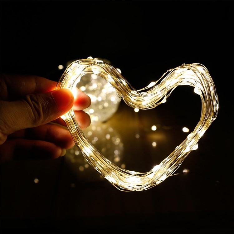 2Pcs/Set 7.5m 60 LED IP68 Waterproof Fairy Decorative Christmas Solar String Lights (CE,RoHS) - Warm White-13