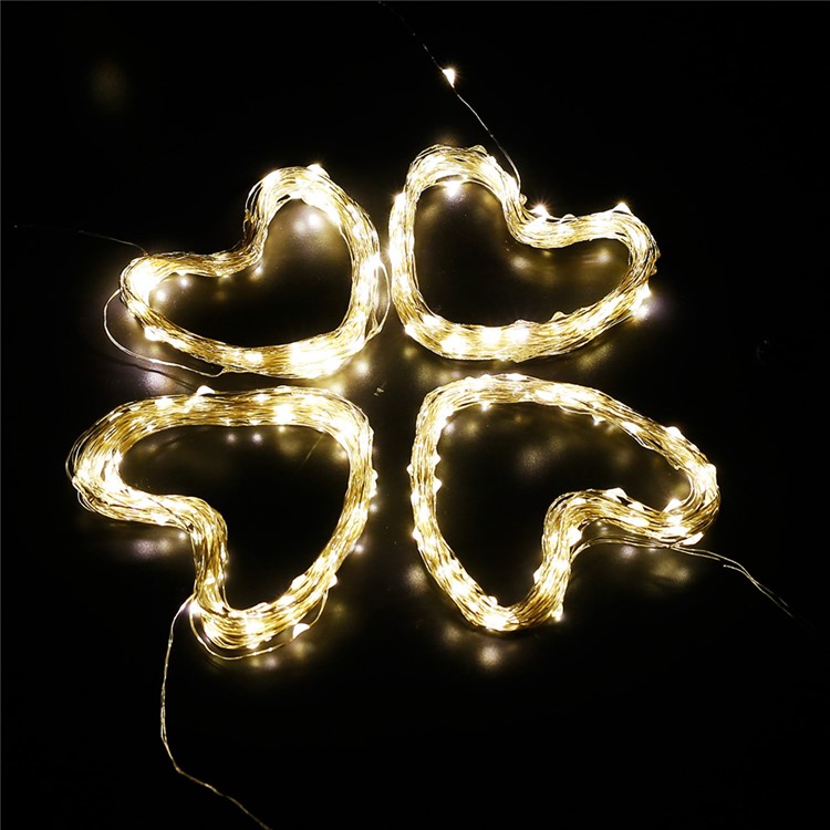 2Pcs/Set 7.5m 60 LED IP68 Waterproof Fairy Decorative Christmas Solar String Lights (CE,RoHS) - Warm White-16