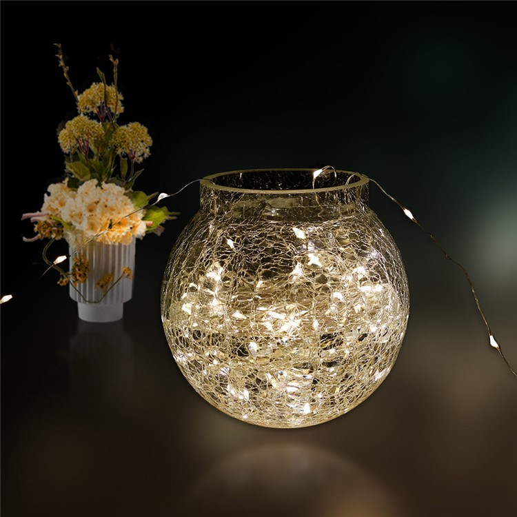2Pcs/Set 7.5m 60 LED IP68 Waterproof Fairy Decorative Christmas Solar String Lights (CE,RoHS) - Warm White-8