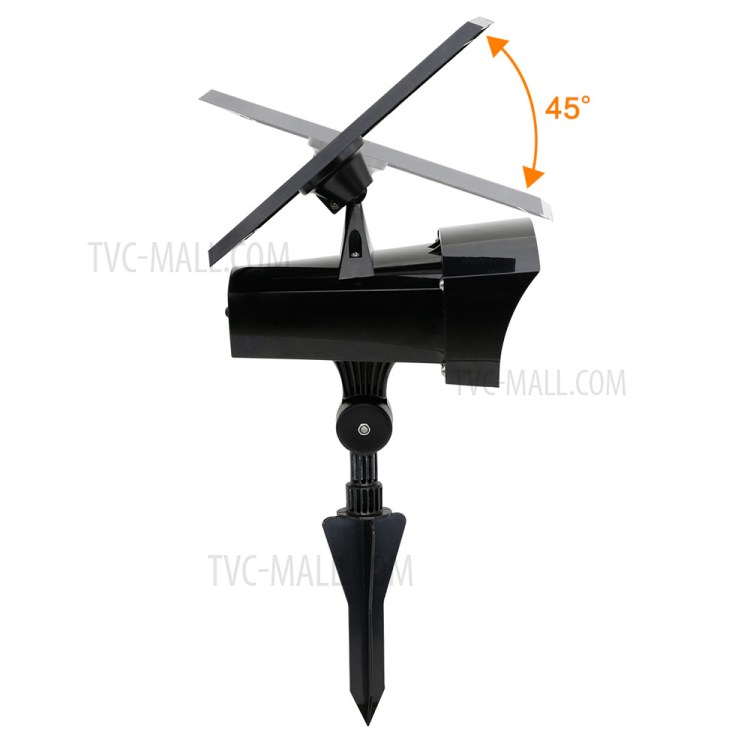 8-LED 400 Lumen Solar Spotlight Outdoor Landscape Light IP44 Waterproof Wall-mount/In-ground-11