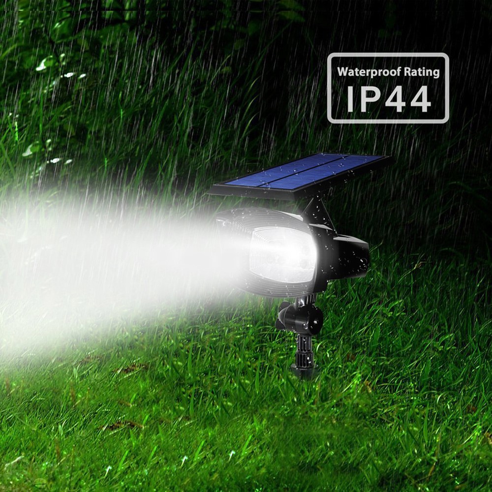 8-LED 400 Lumen Solar Spotlight Outdoor Landscape Light IP44 Waterproof Wall-mount/In-ground-23