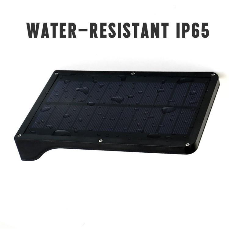 Outdoor 36-LED Solar Powered Motion Sensor Light Waterproof Spotlight Wall Light - Black-7
