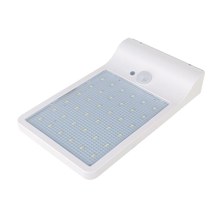 Outdoor 36-LED Solar Powered Motion Sensor Lamp Waterproof Spotlight Wall Light - White-2