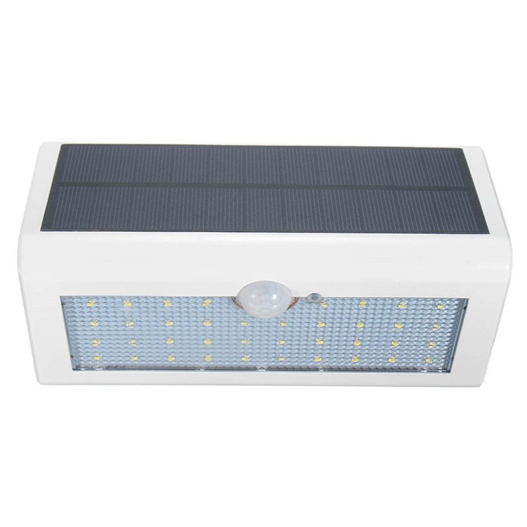 Waterproof Solar Powered Wireless Motion Activated Lamp 38-LED Solar Lamp - White-1
