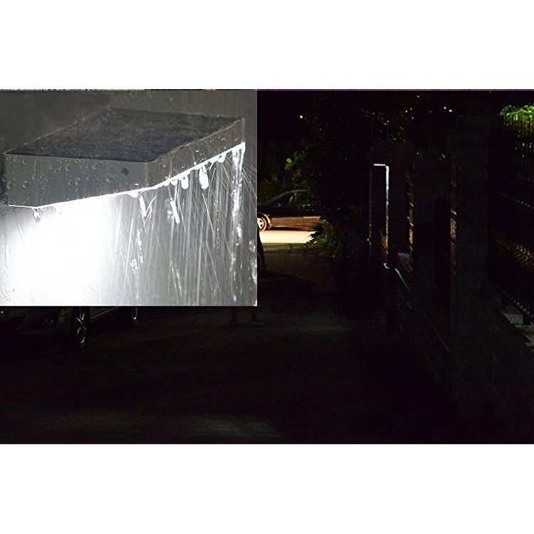 Super Bright 48 LED Solar Powered Waterproof Motion Sensor Wall Light for Outdoor Garden Path-18
