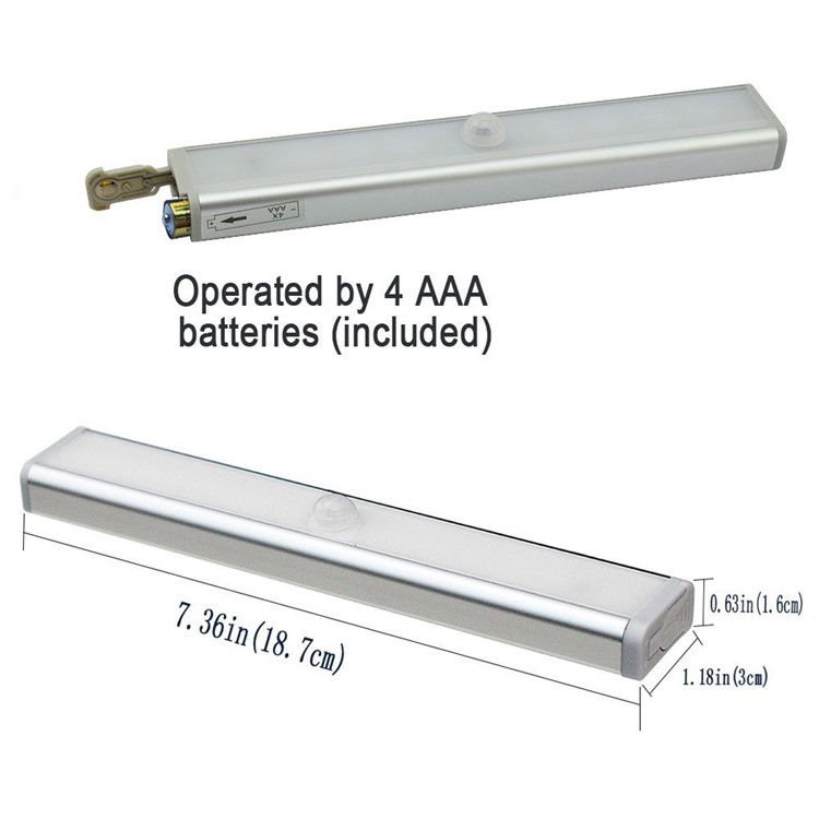 Classic Bar Style PIR Motion Wireless Wardrobe LED Light Aluminum Alloy Light Sensor Closet Lamp Light-8