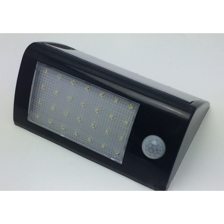 28-LED IR Infrared Motion Solar Powered Light Outdoor Triangle Shape Wall Lamp-6