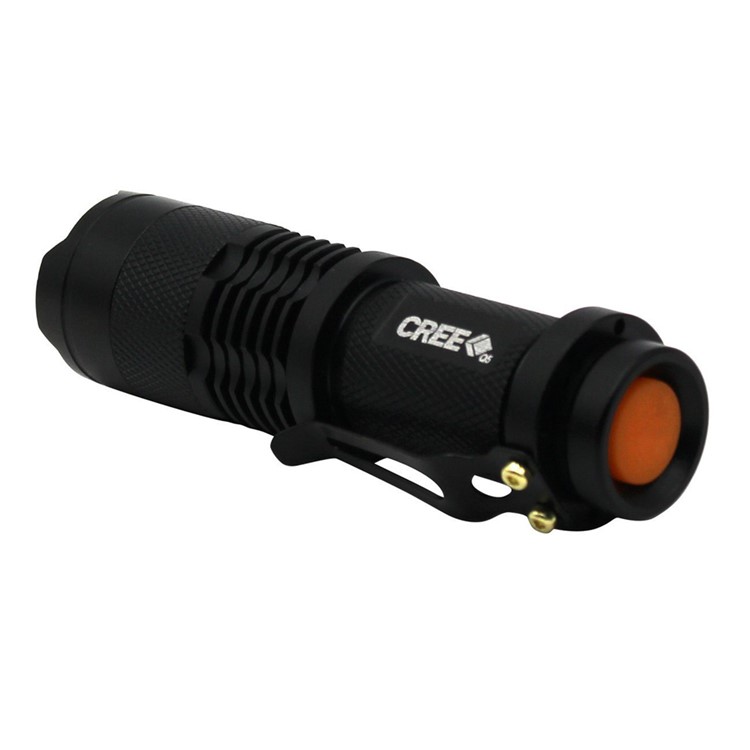 XLD-006G Mini CREE LED Torch 10W 1100LM 200m Light Range - Black-3