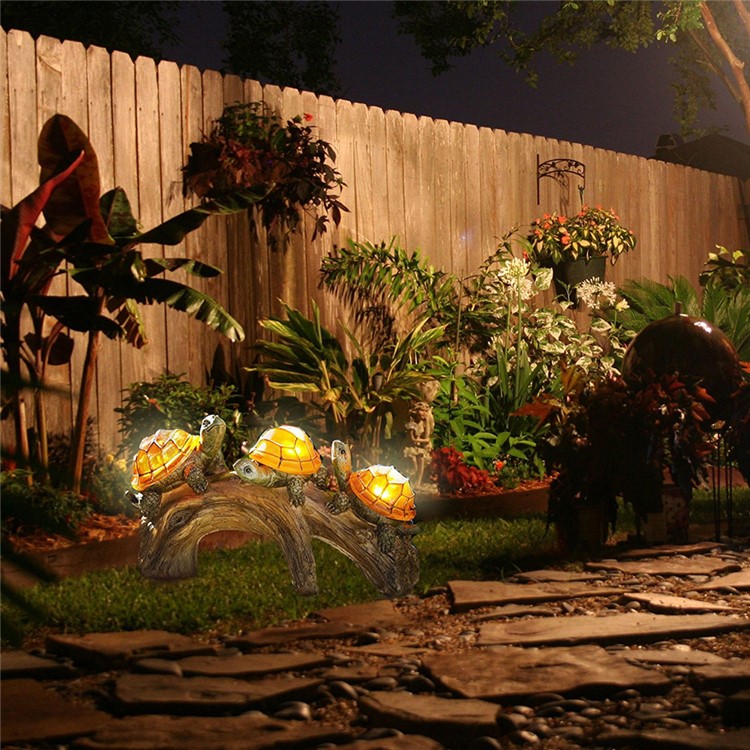 Tortoise Design Solar Power Resin Landscape Light Outdoor Decoration Tortoise Design Solar Power Resin Landscape Light Outdoor Decoration Garden Lawn Led Lamp 2