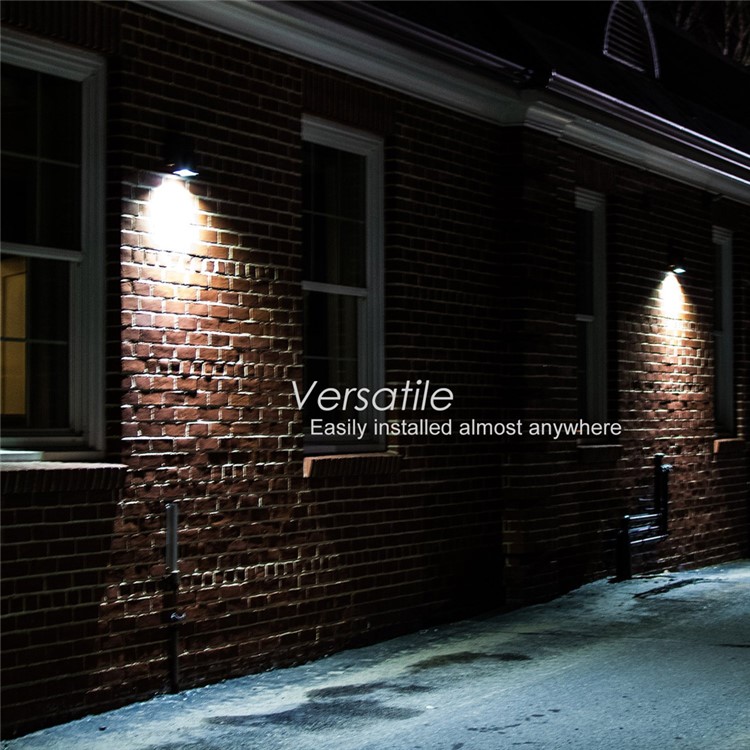 4 LEDs Sensor Outdoor Batteries Powered Wall Light Waterproof Motion Sensor Security Light-16