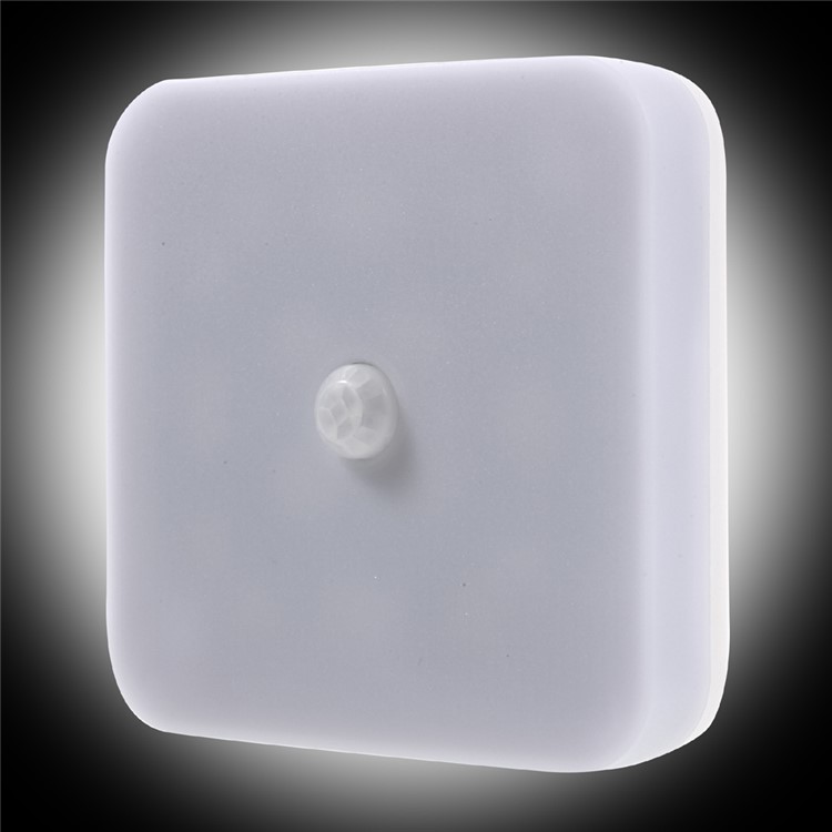 Wireless PIR Motion Sensor Light Control LED Night Light - White-1