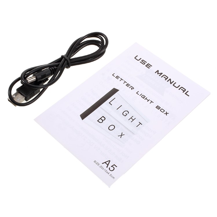 Free Combination LED Cinematic Letter Light Box Decoration Light with Colorful 96 Letters/Symbols XS-LA5-6