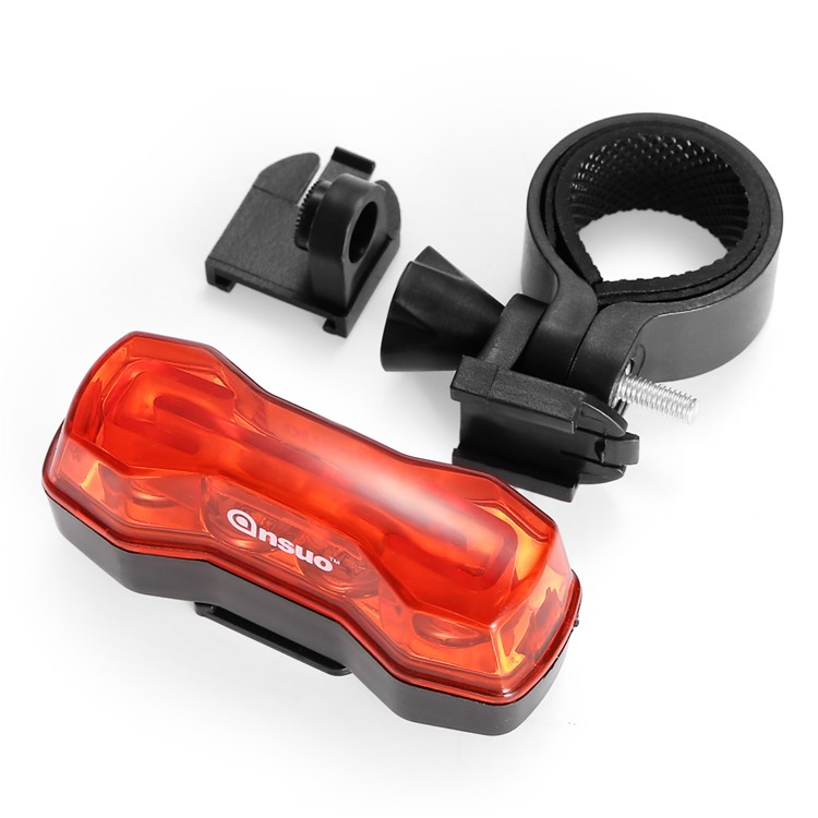 ANSUO Outdoor Waterproof Highlight 4-LED Bicycle Tail Light - Red-6