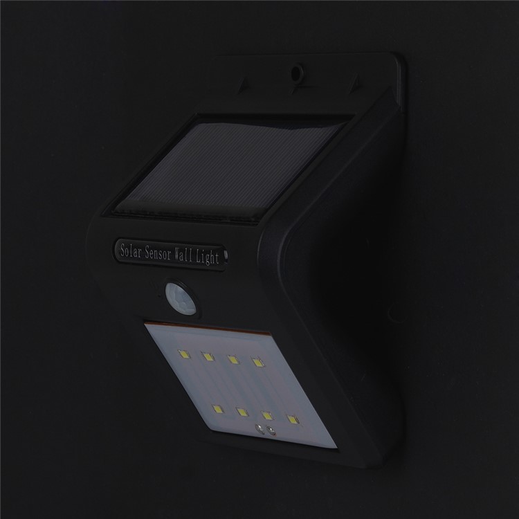 Solar Powered 8-LED PIR Motion Sensor Waterproof Outdoor Wall Light-10