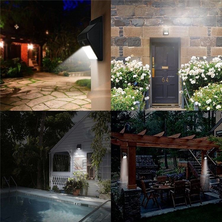 Solar Powered 8-LED PIR Motion Sensor Waterproof Outdoor Wall Light-17