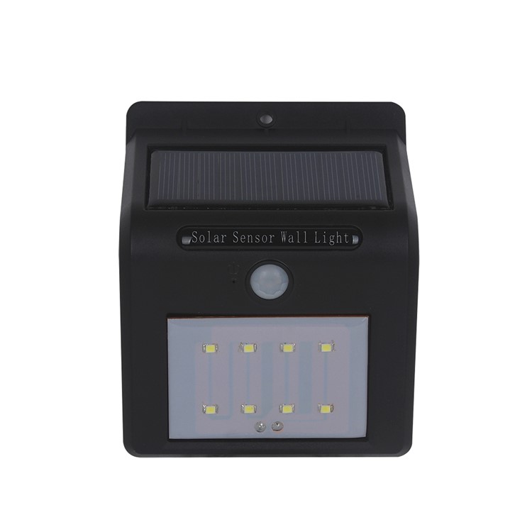 Solar Powered 8-LED PIR Motion Sensor Waterproof Outdoor Wall Light-3