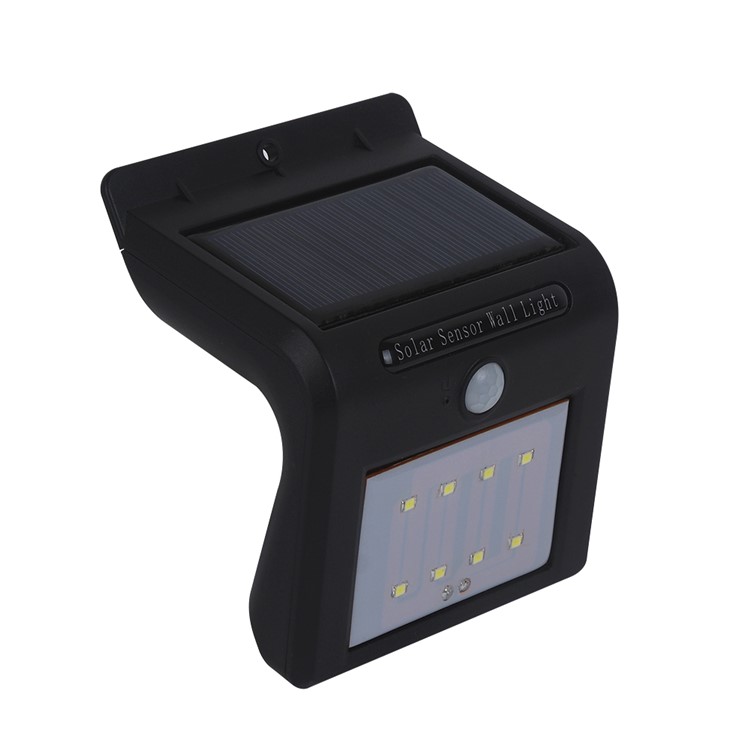 Solar Powered 8-LED PIR Motion Sensor Waterproof Outdoor Wall Light-5