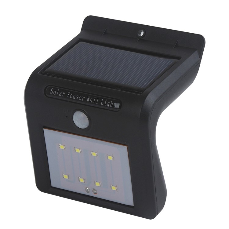 Solar Powered 8-LED PIR Motion Sensor Waterproof Outdoor Wall Light-7