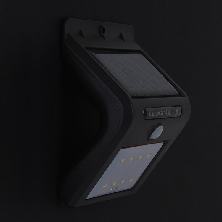 Solar Powered 8-LED PIR Motion Sensor Waterproof Outdoor Wall Light-9