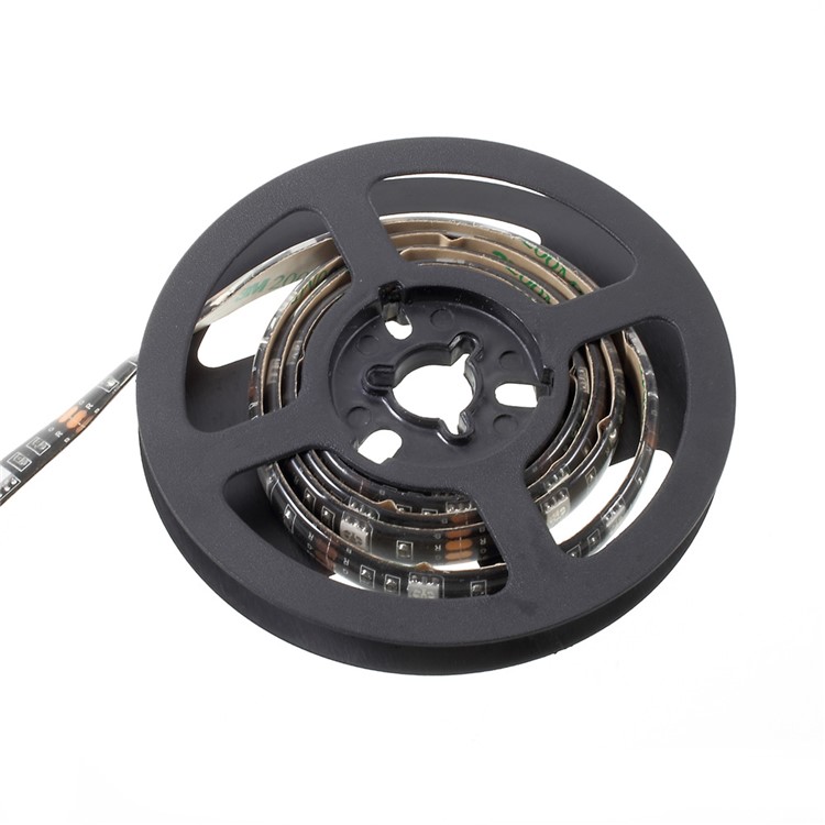 Flexible USB RGB LED Strip Light with Line-in Control (5V, 1 Meter) for Indoor Outdoor Decor-4
