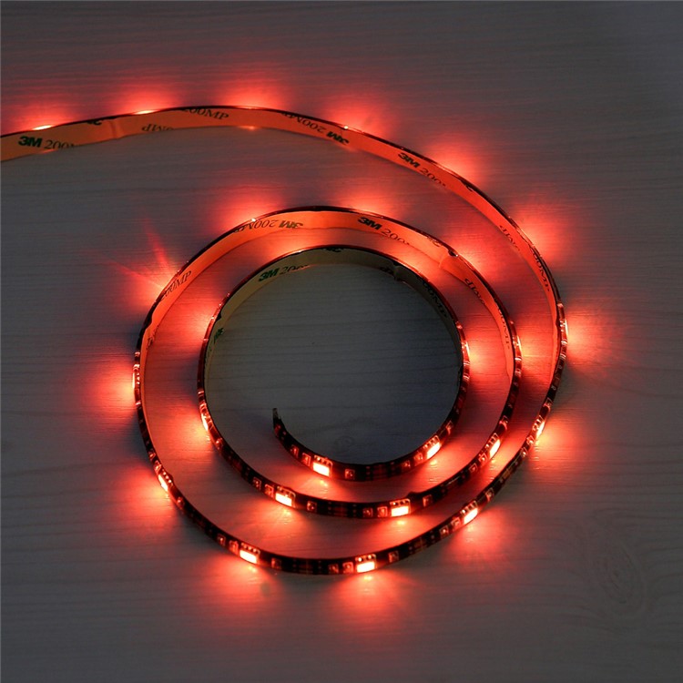 Flexible USB RGB LED Strip Light with Line-in Control (5V, 1 Meter) for Indoor Outdoor Decor-7