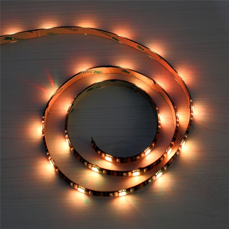 Flexible USB RGB LED Strip Light with Line-in Control (5V, 1 Meter) for Indoor Outdoor Decor-8