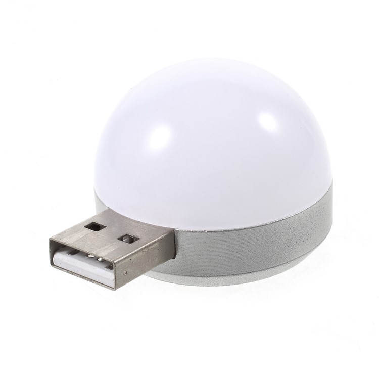 USB Powered 2W DC 5V Mini LED Night Light - White Light-2