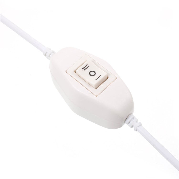 Magnetic Mini USB Light Bulb DC5V 2W Dimmable LED Lamp with 1.5m Cord - Warm White-6