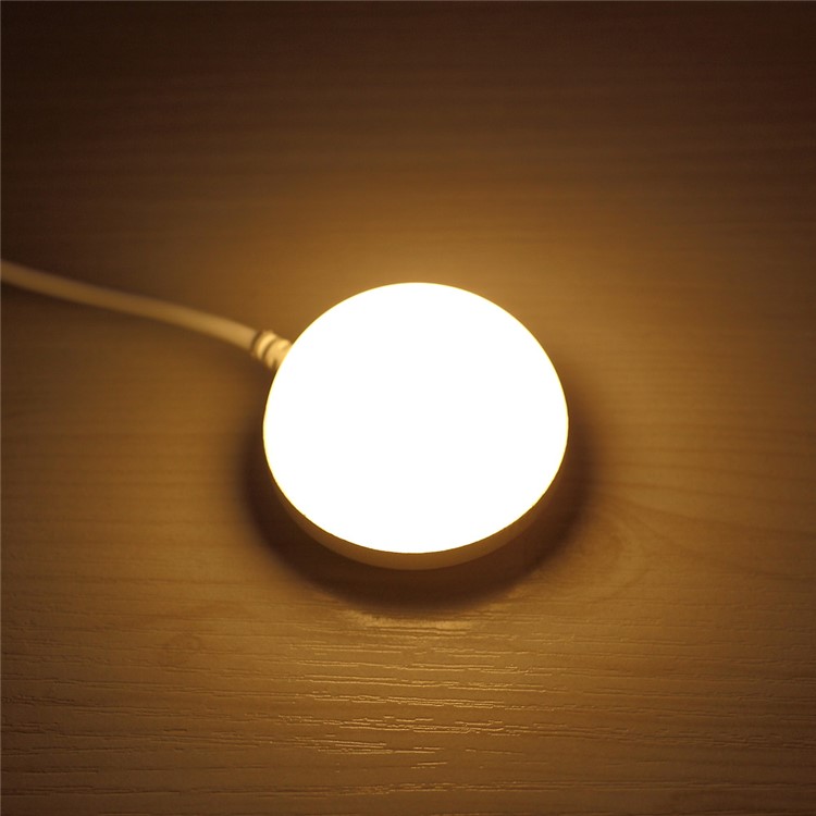 Magnetic Mini USB Light Bulb DC5V 2W Dimmable LED Lamp with 1.5m Cord - Warm White-9