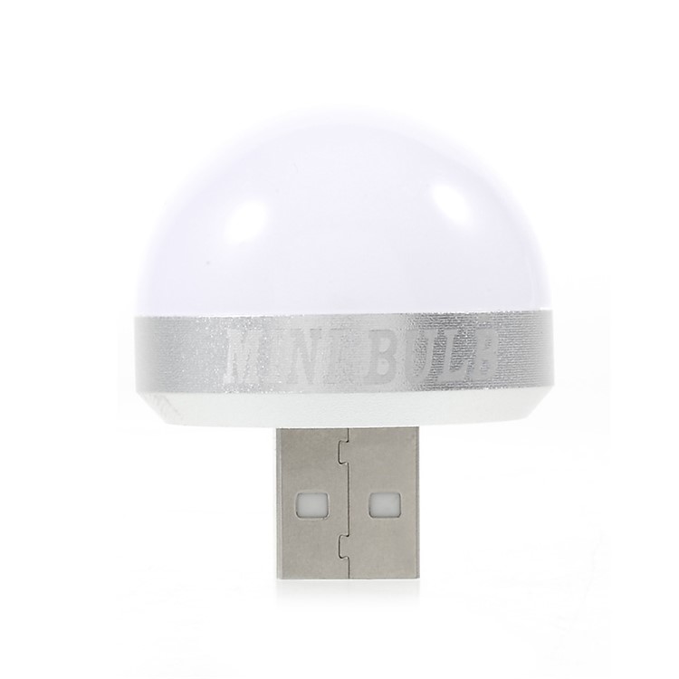 DC5V 2W Mini USB LED Light Bulb Reading Lamp - Warm White-2