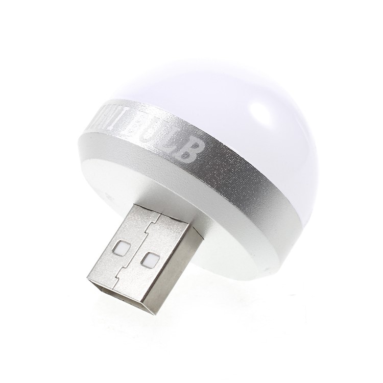 DC5V 2W Mini USB LED Light Bulb Reading Lamp - Warm White-3