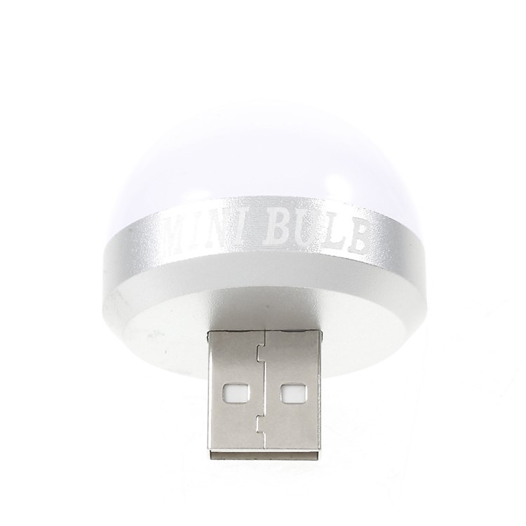 DC5V 2W Mini USB LED Light Bulb Reading Lamp - Warm White-5