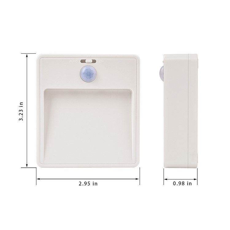 L810 Battery Powered LED Night Light PIR Motion Sensor Toilet Bedroom Closet Light-16