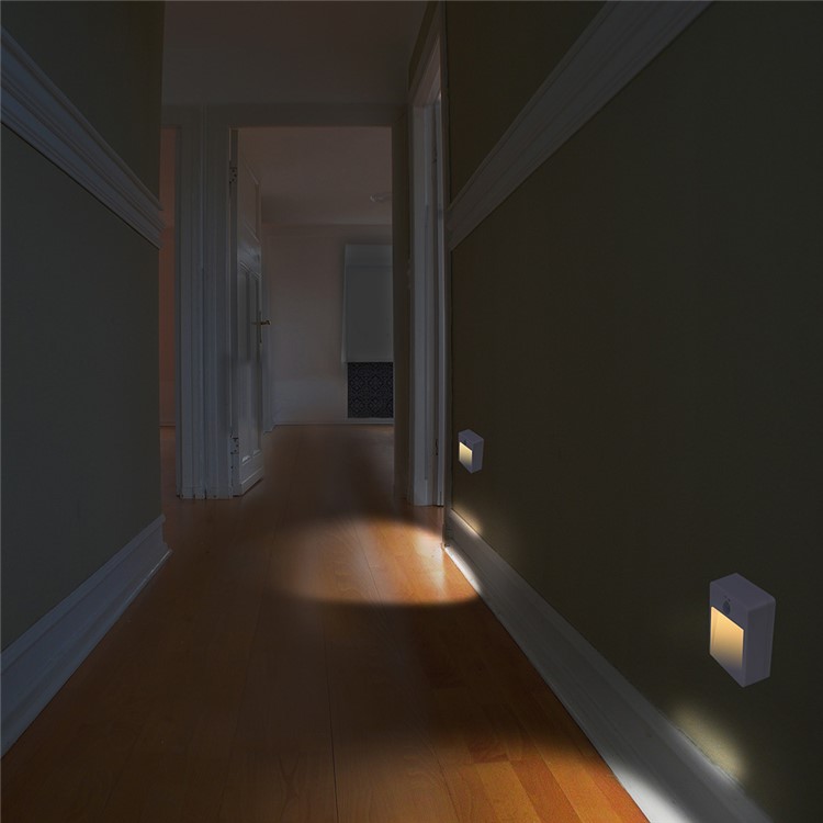 L810 Battery Powered LED Night Light PIR Motion Sensor Toilet Bedroom Closet Light-5