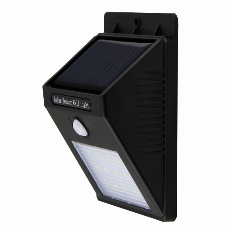 Outdoor Solar Motion Sensor Wall Light 12-LED IP65 Waterproof - White Light-17
