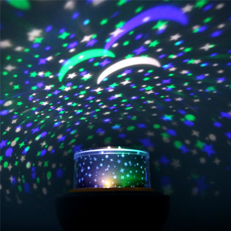 Magic Rotatable Projection Light Smart 3 Modes Dimmable Romantic Night Lamp - Blue-4