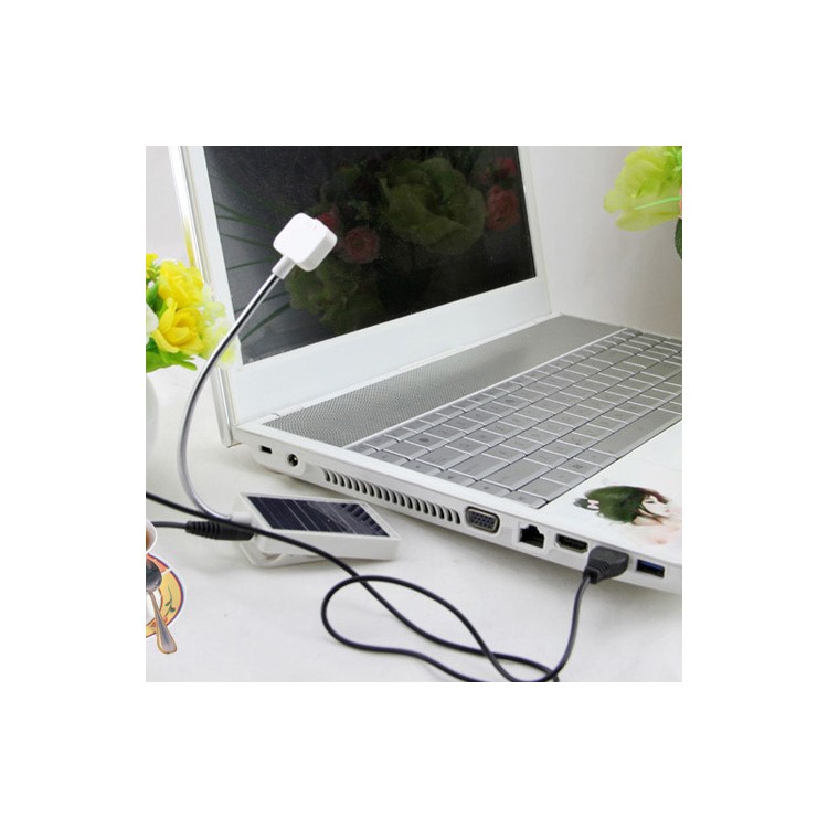 N600 Solar Book Light 3 LEDs Lamp Outdoor Light with Solar / USB Dual Charging Functions - White-12