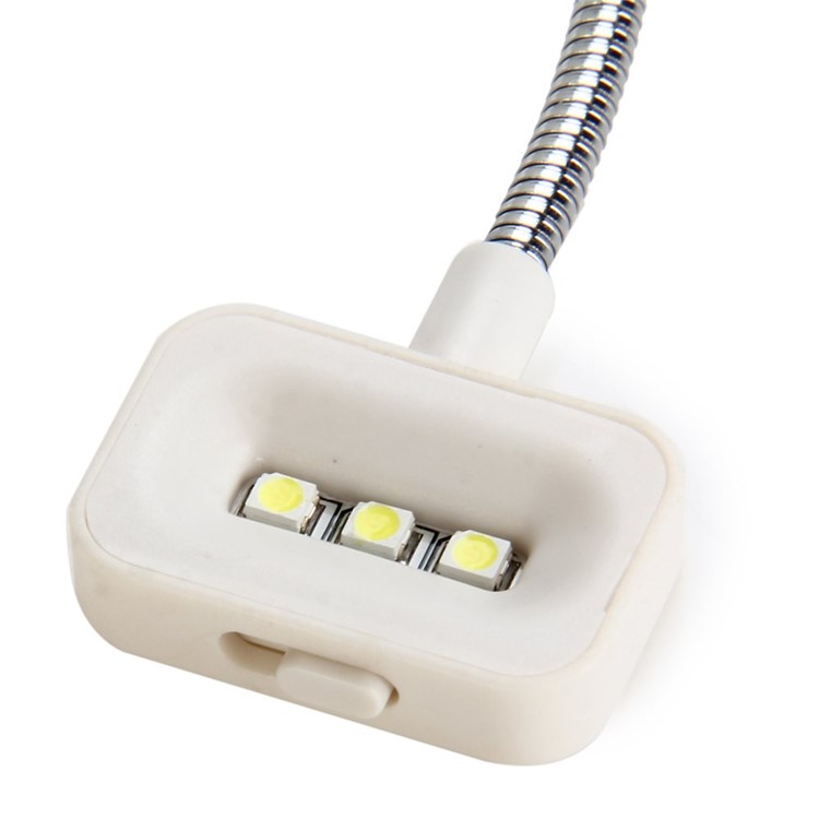 N600 Solar Book Light 3 LEDs Lamp Outdoor Light with Solar / USB Dual Charging Functions - White-7