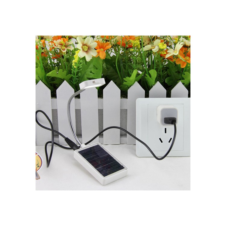 N600 Solar Book Light 3 LEDs Lamp Outdoor Light with Solar / USB Dual Charging Functions - White-9