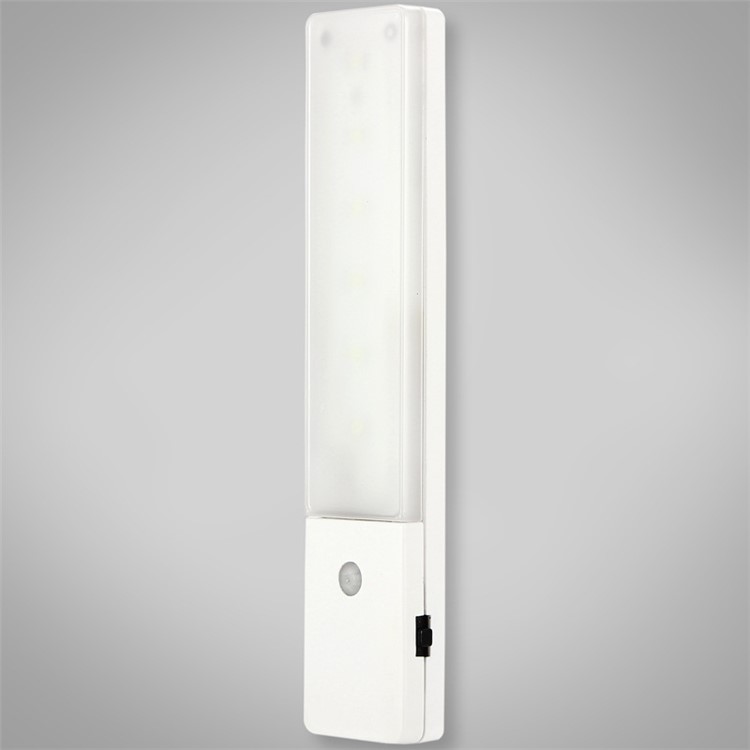 Stick-on Rechargeable PIR Human Motion Sensor Night Light - White-3
