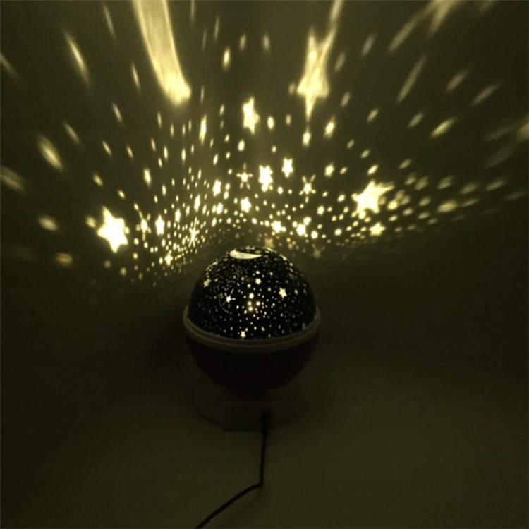 Fashion Starry Sky Dimmable Projection Lamp Bedside Decorative Night Light - Rose-3