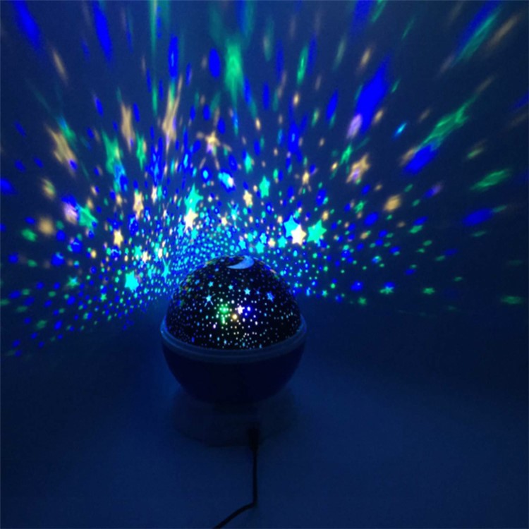 Fashion Starry Sky Dimmable Projection Lamp Bedside Decorative Night Light - Rose-4