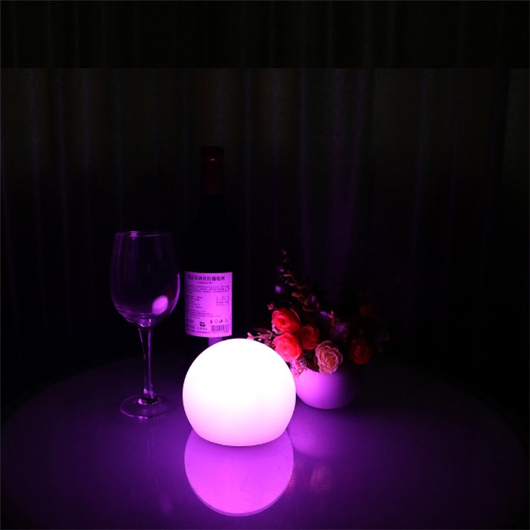 Rechargeable LED Night light Mood Atmosphere Dimming Table Lamp with Remote Control - White-4